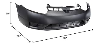 Amazon.com: For Honda Civic Bumper Cover 2006 2007 2008